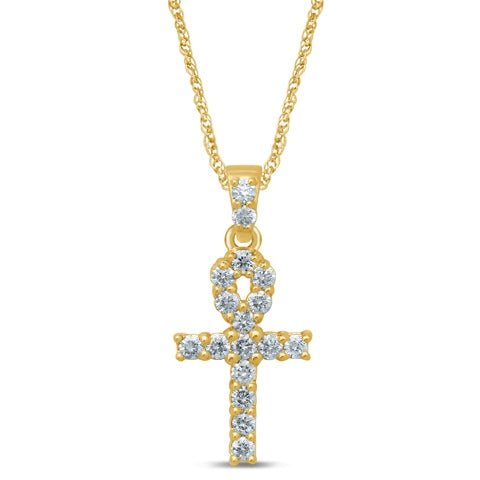 10K 0.24-0.27CT D-DARK CROSS - DIAMOND FACTORY