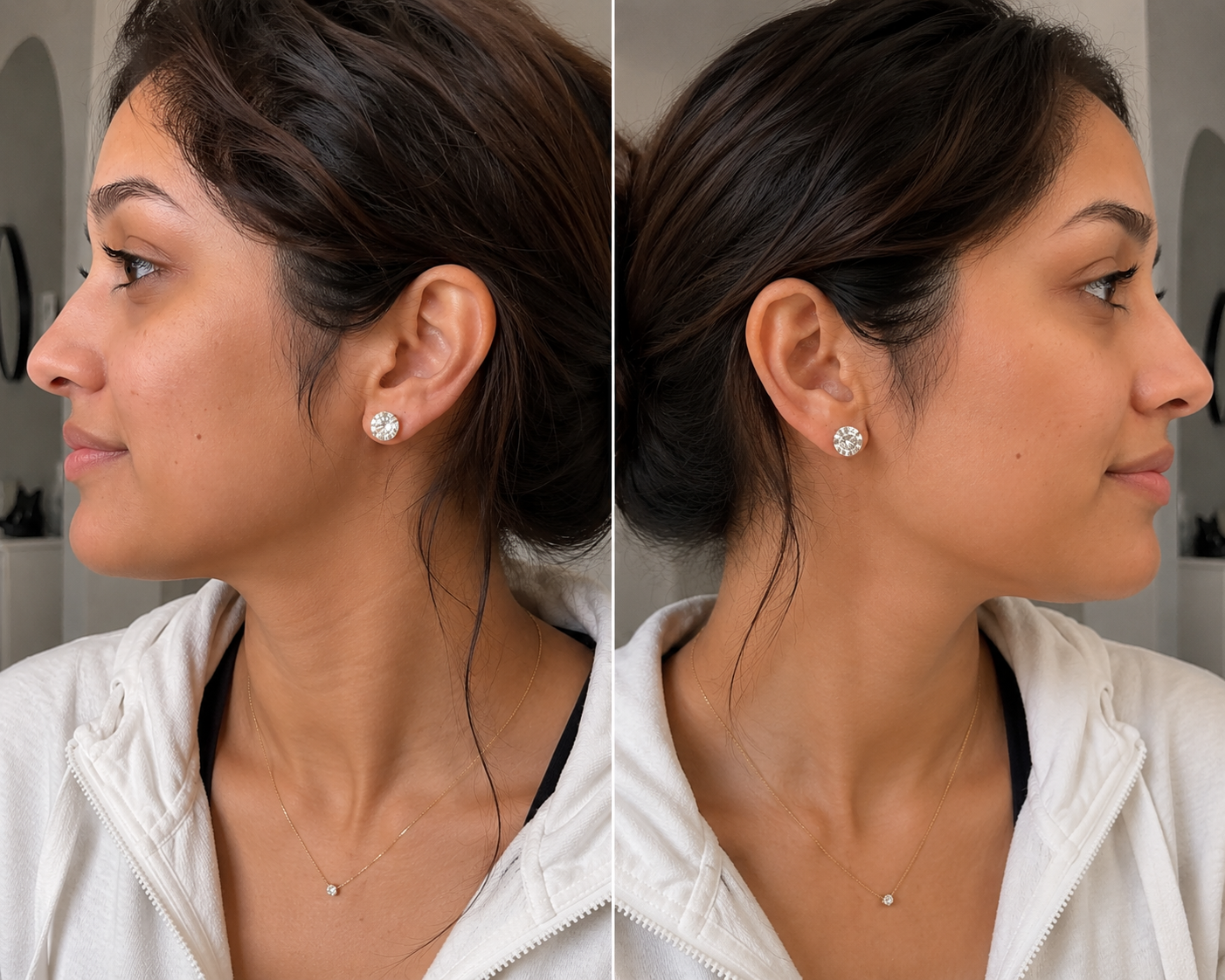 14K White Gold Diamond Stud Earrings – 1.00 CTW