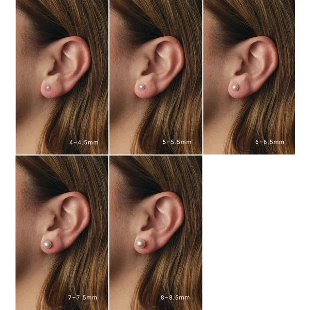 Freshwater Cultured White Pearl Earrings
