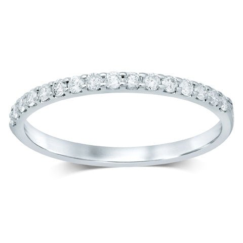 14K 0.25CT DIAMOND BAND - DIAMOND FACTORY