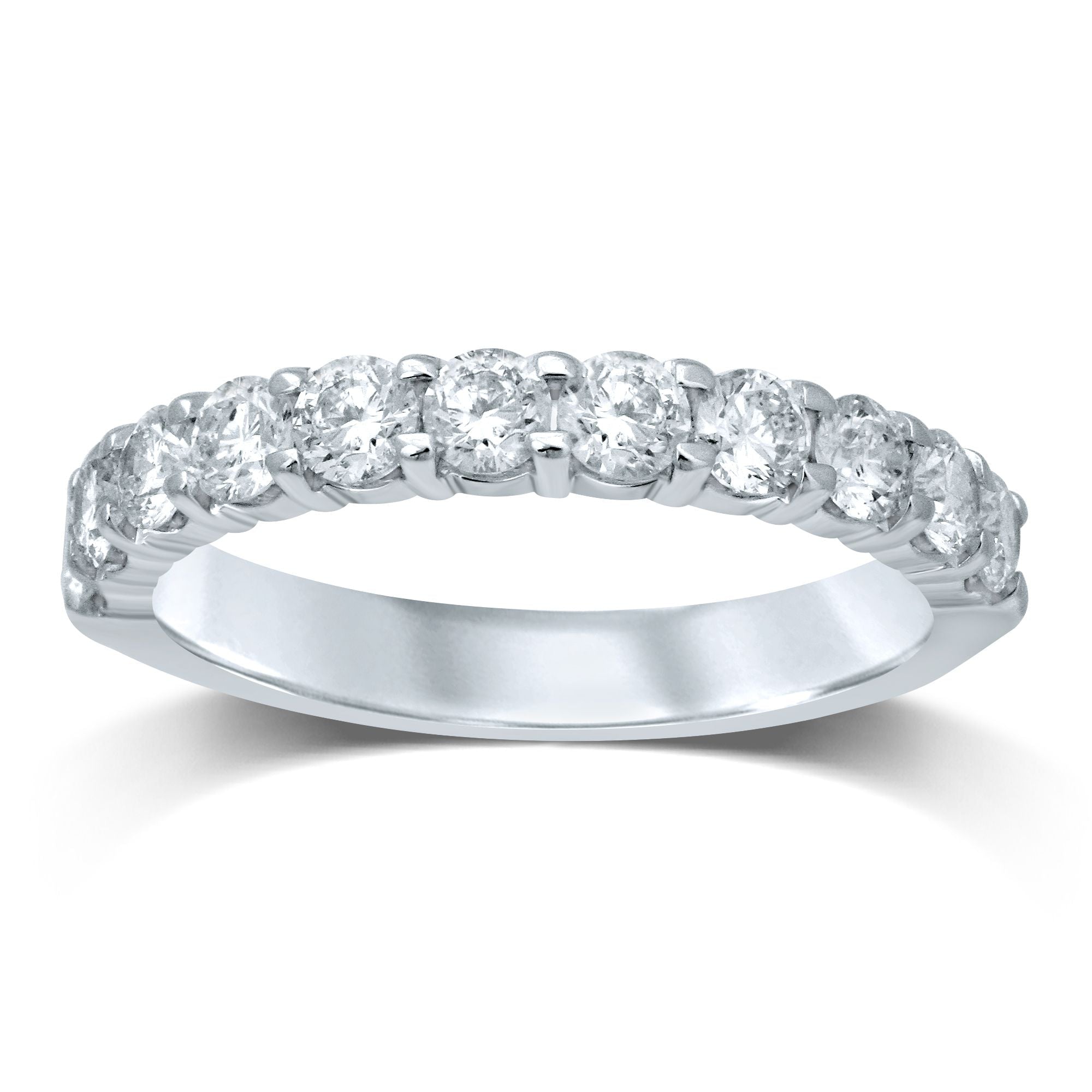 14K 0.27CT Diamond Ladies Band (11 Diamond Stones) - DIAMOND FACTORY