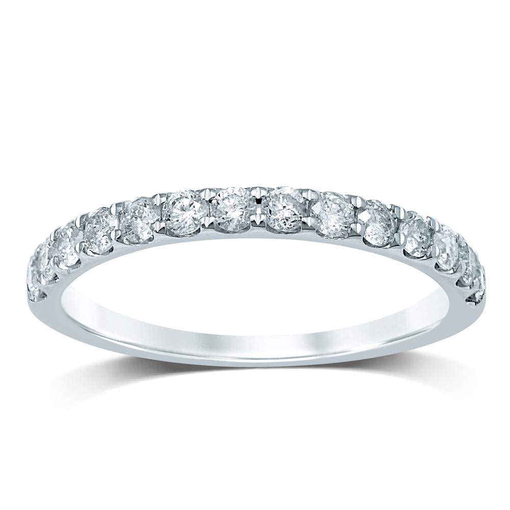 14K 0.50CT DIAMOND BAND - DIAMOND FACTORY