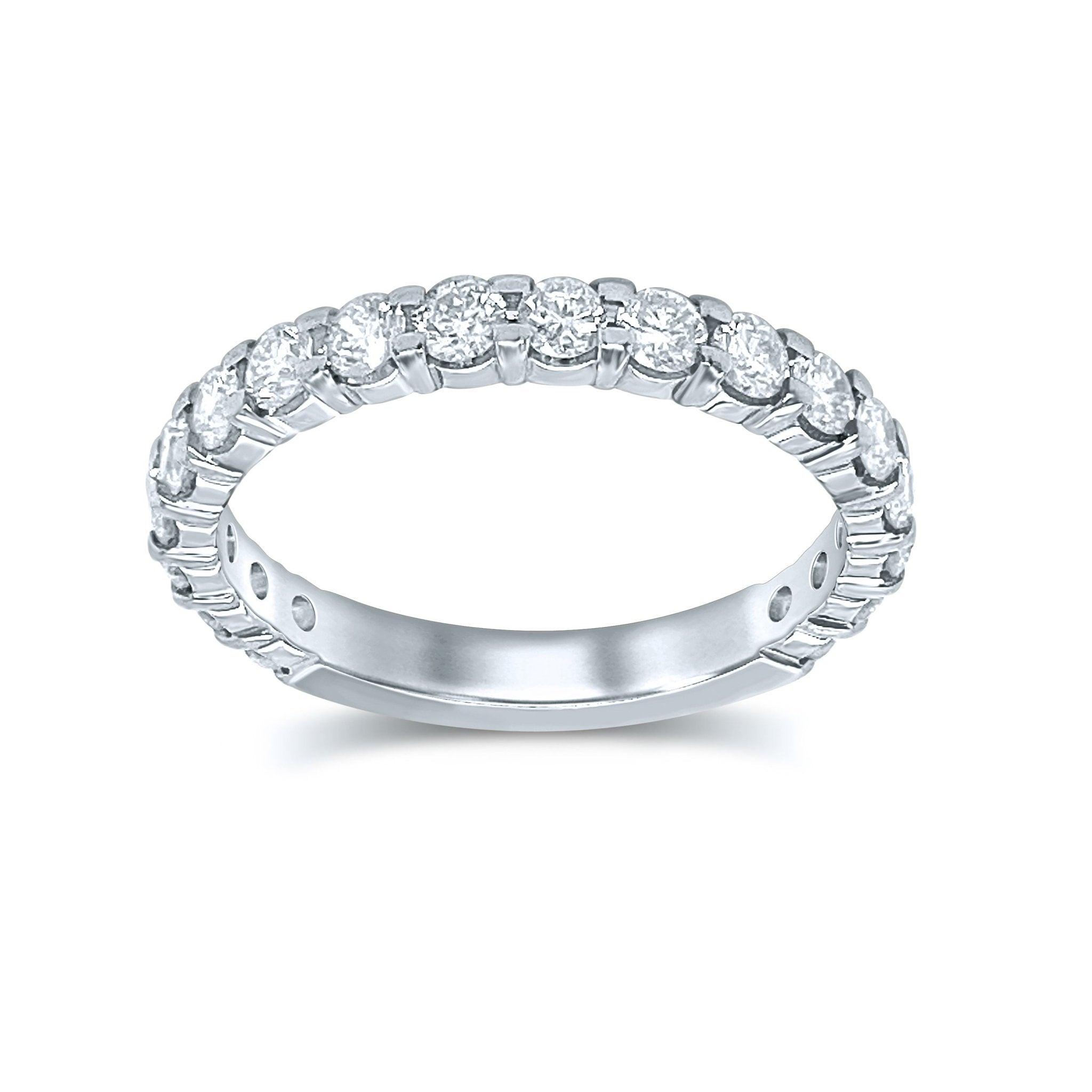 14K 1.00CT Diamond Band (18 Diamond Stones) - DIAMOND FACTORY