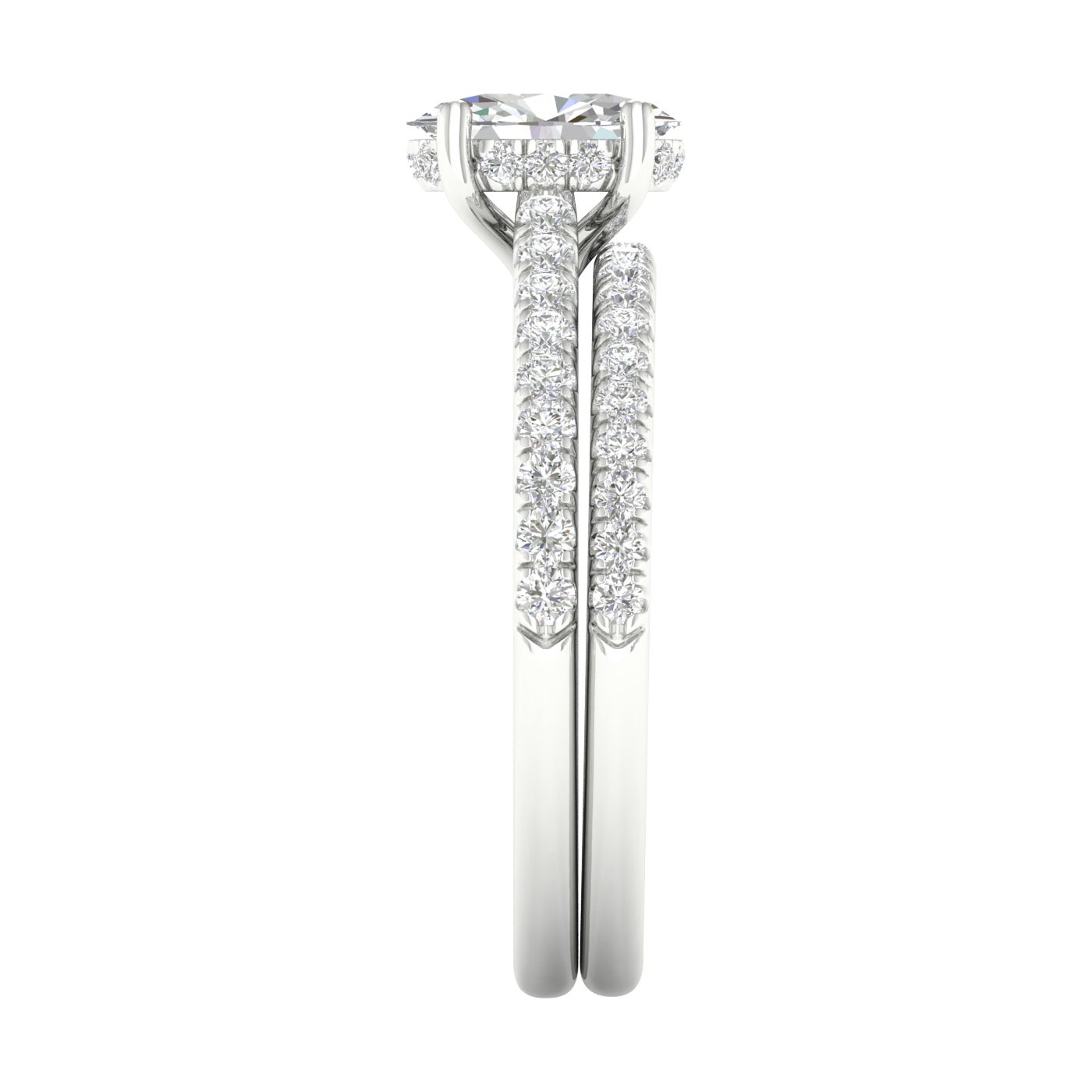14K 1.50CT Lab Grown Diamond Bridal - DIAMOND FACTORY
