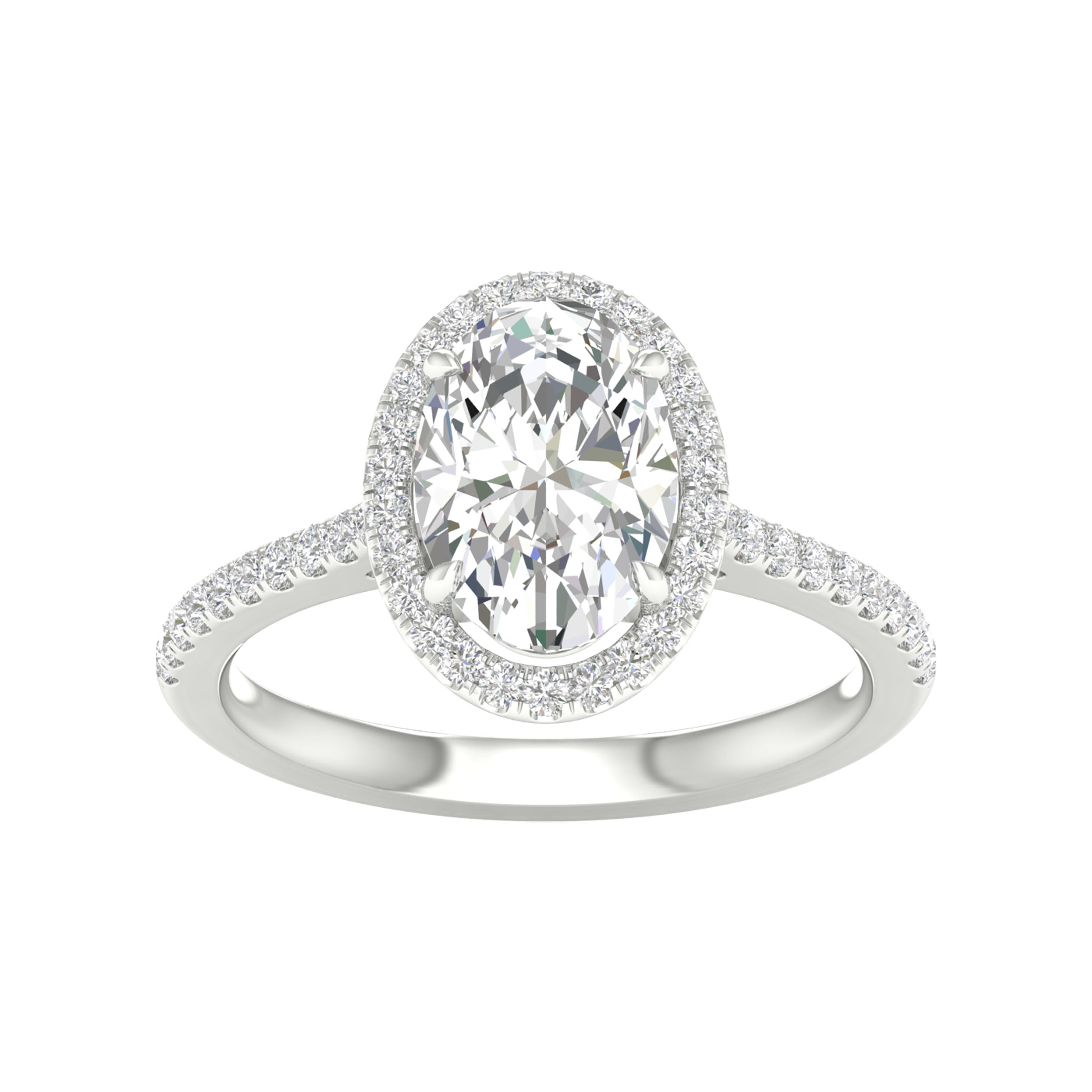 14K 2.25CT Certified Lab Grown Diamond Ring ( IGI Certified ) - DIAMOND FACTORY