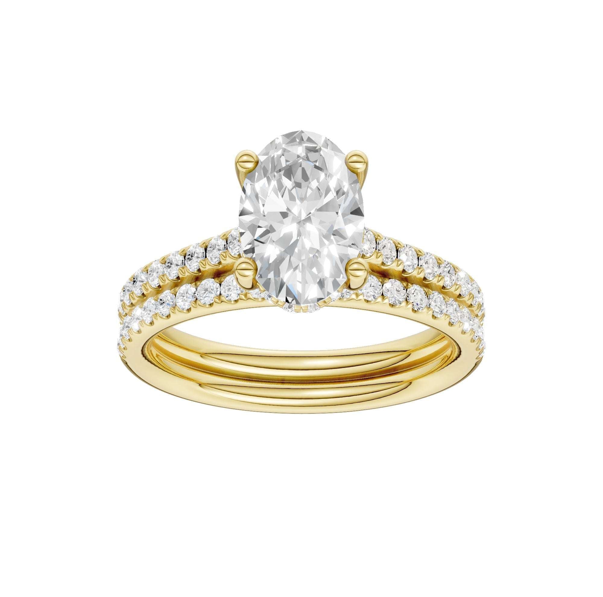 14K 2.50CT Lab Grown Diamond Bridal - DIAMOND FACTORY