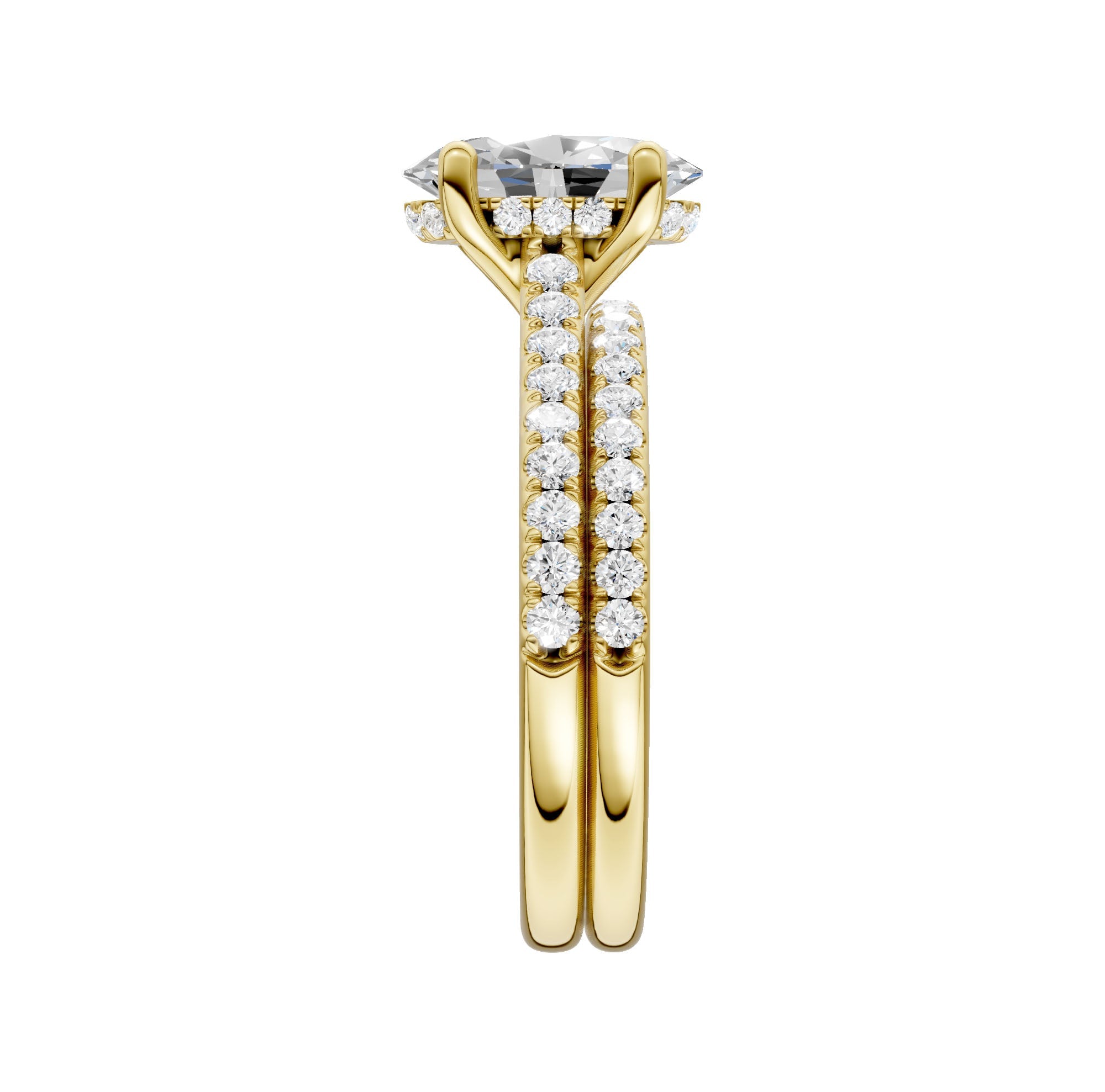 14K 2.50CT Lab Grown Diamond Bridal - DIAMOND FACTORY