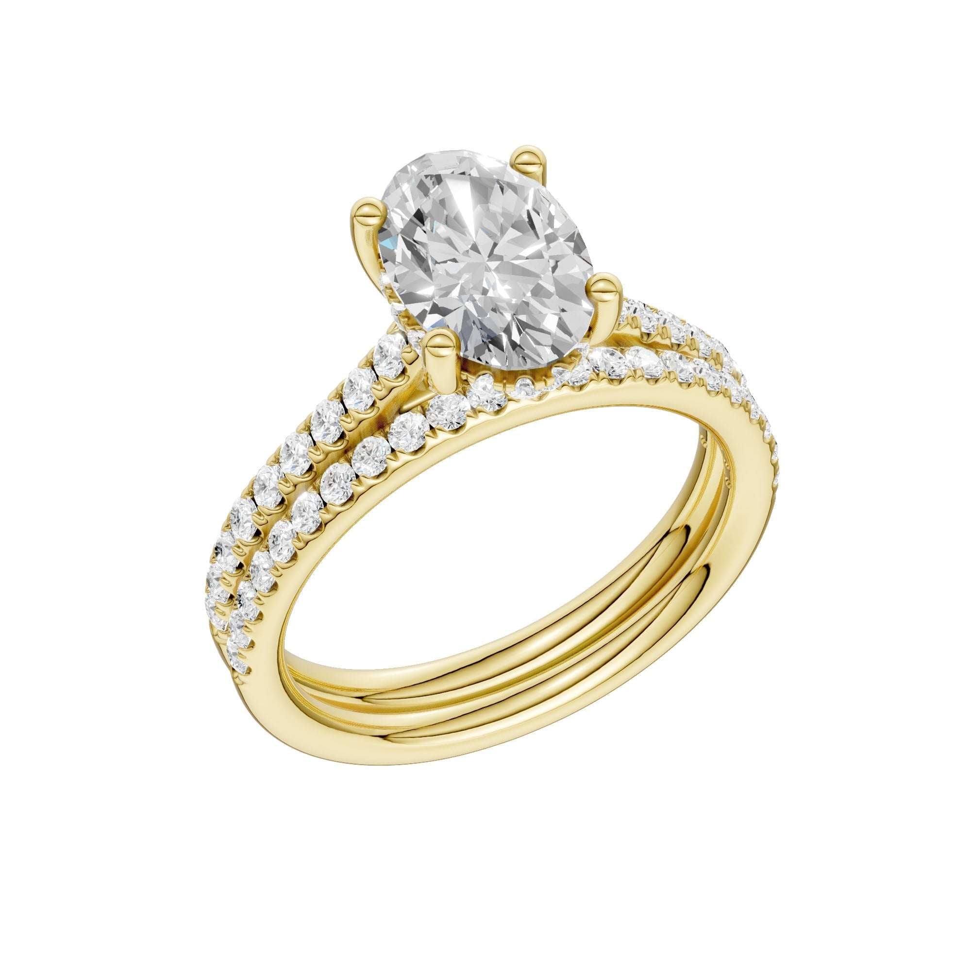 14K 2.50CT Lab Grown Diamond Bridal - DIAMOND FACTORY