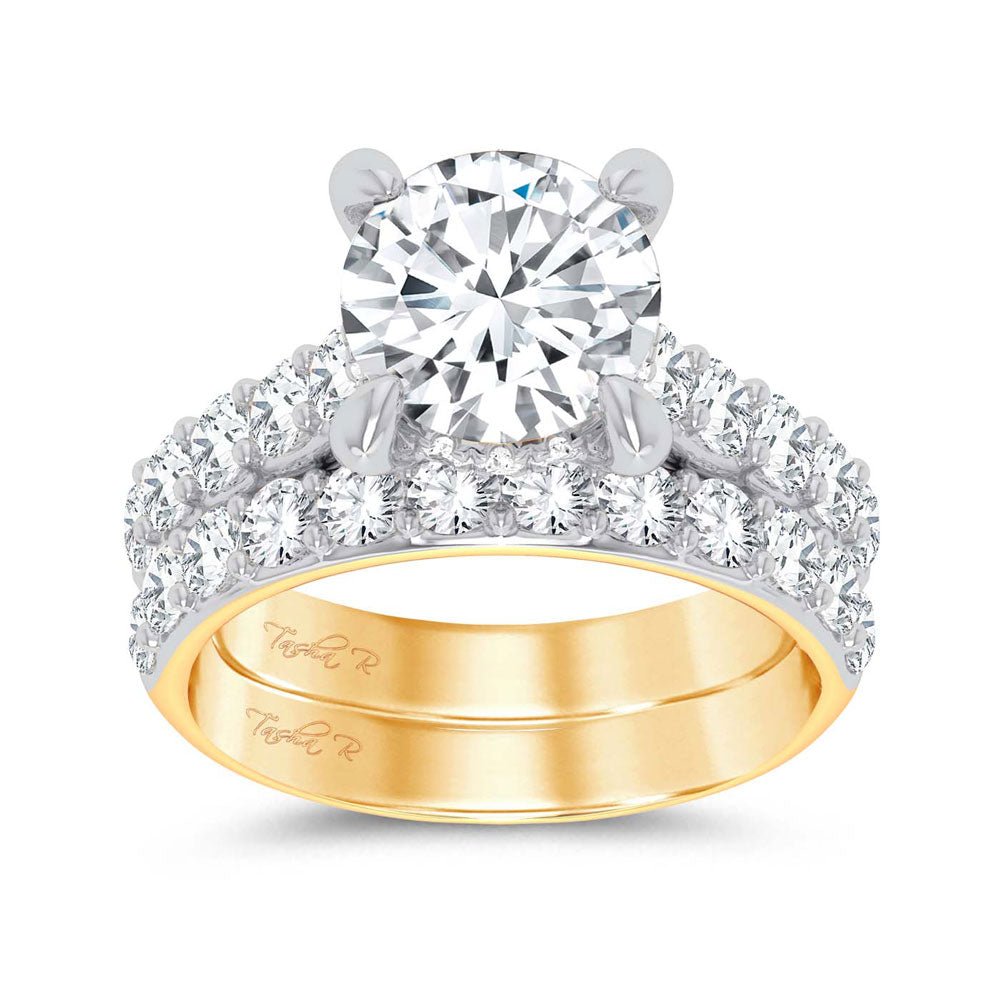14K 5.00CT Certified Lab Grown Diamond Bridal Ring - DIAMOND FACTORY
