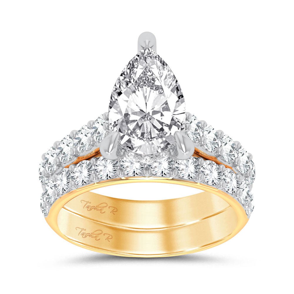 14K 5.00CT Certified Lab Grown Diamond Bridal Ring - DIAMOND FACTORY