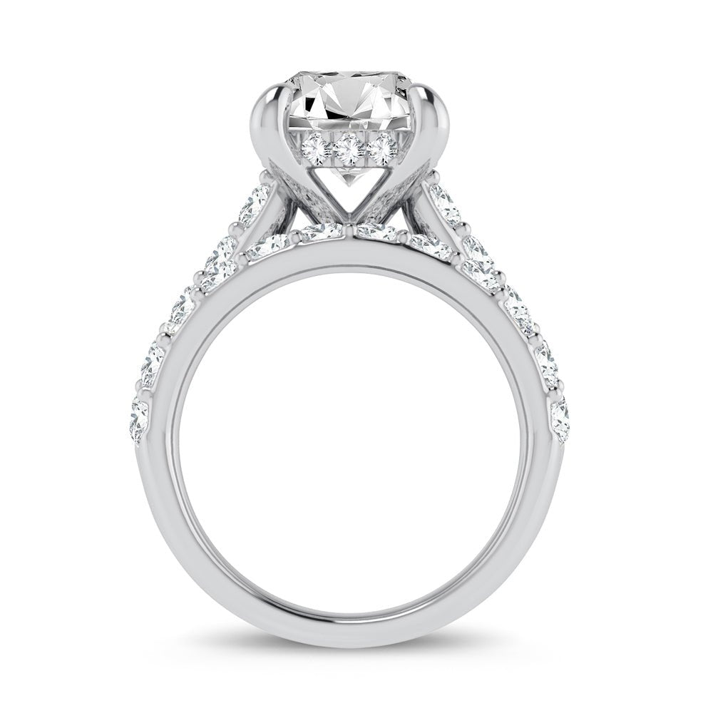 14K 5.00CT Certified Lab Grown Diamond Bridal Ring - DIAMOND FACTORY
