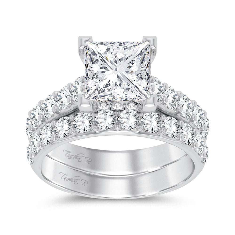 14K 5.00CT Certified Lab Grown Diamond Bridal Ring - DIAMOND FACTORY