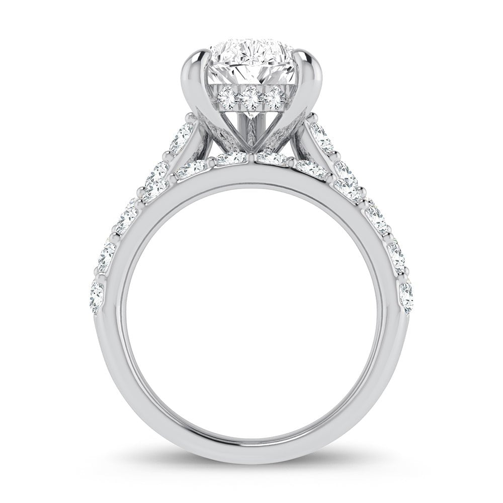 14K 5.00CT Certified Lab Grown Diamond Bridal Ring - DIAMOND FACTORY