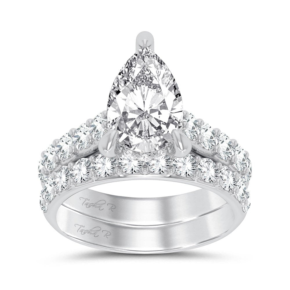 14K 5.00CT Certified Lab Grown Diamond Bridal Ring - DIAMOND FACTORY