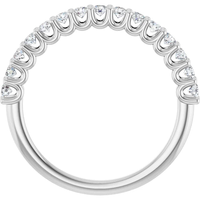 14K Yellow Gold 1/2 CTW Lab-Grown Diamond Anniversary Band - DIAMOND FACTORY