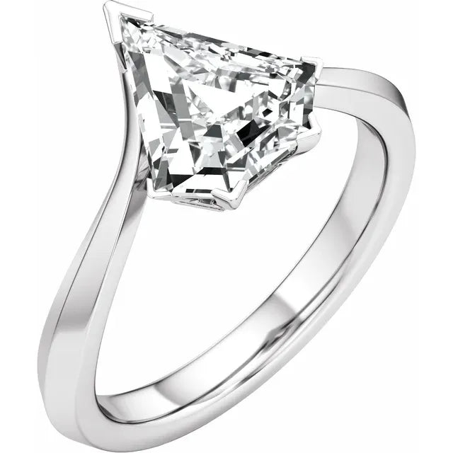 14K Yellow Gold 1 CTW Lab-Grown Diamond Engagement Ring