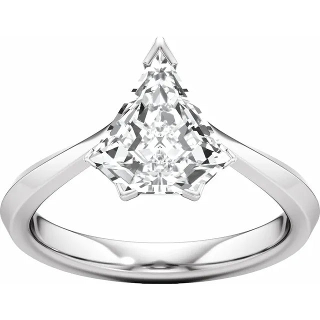 14K Yellow Gold 1 CTW Lab-Grown Diamond Engagement Ring