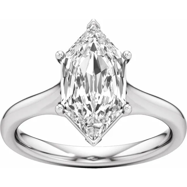 14K Yellow Gold 1 1/6 CTW Dutch Marquise Engagement Ring
