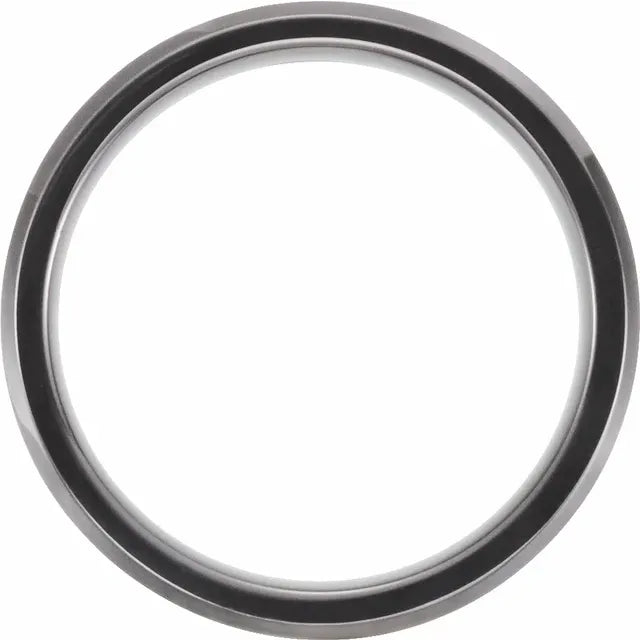 Black Tungsten 6 mm Wedding Band