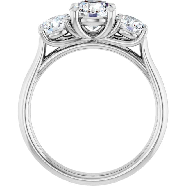 14K Yellow Gold 1 3/4 CTW Lab-Grown Diamond Engagement Ring