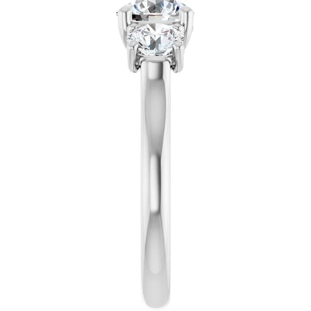 14K Yellow Gold 1 3/4 CTW Lab-Grown Diamond Engagement Ring
