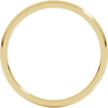 10K Yellow Gold Comfort Fit Lightweight Wedding Band – 1.5mm