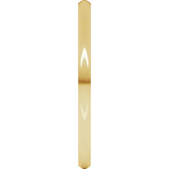 10K Yellow Gold Comfort Fit Lightweight Wedding Band – 1.5mm