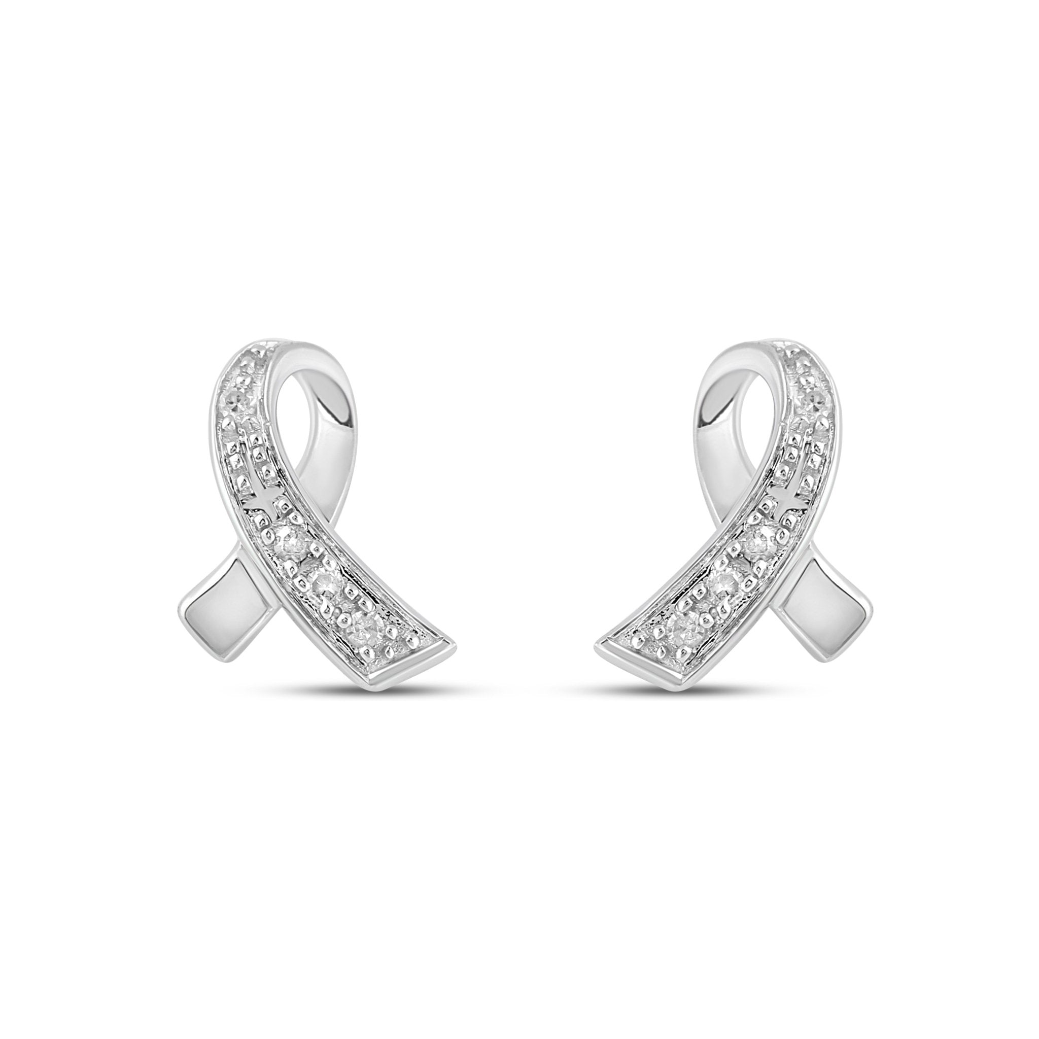925 SS 0.03 - 0.04CT D - EARRINGS - DIAMOND FACTORY