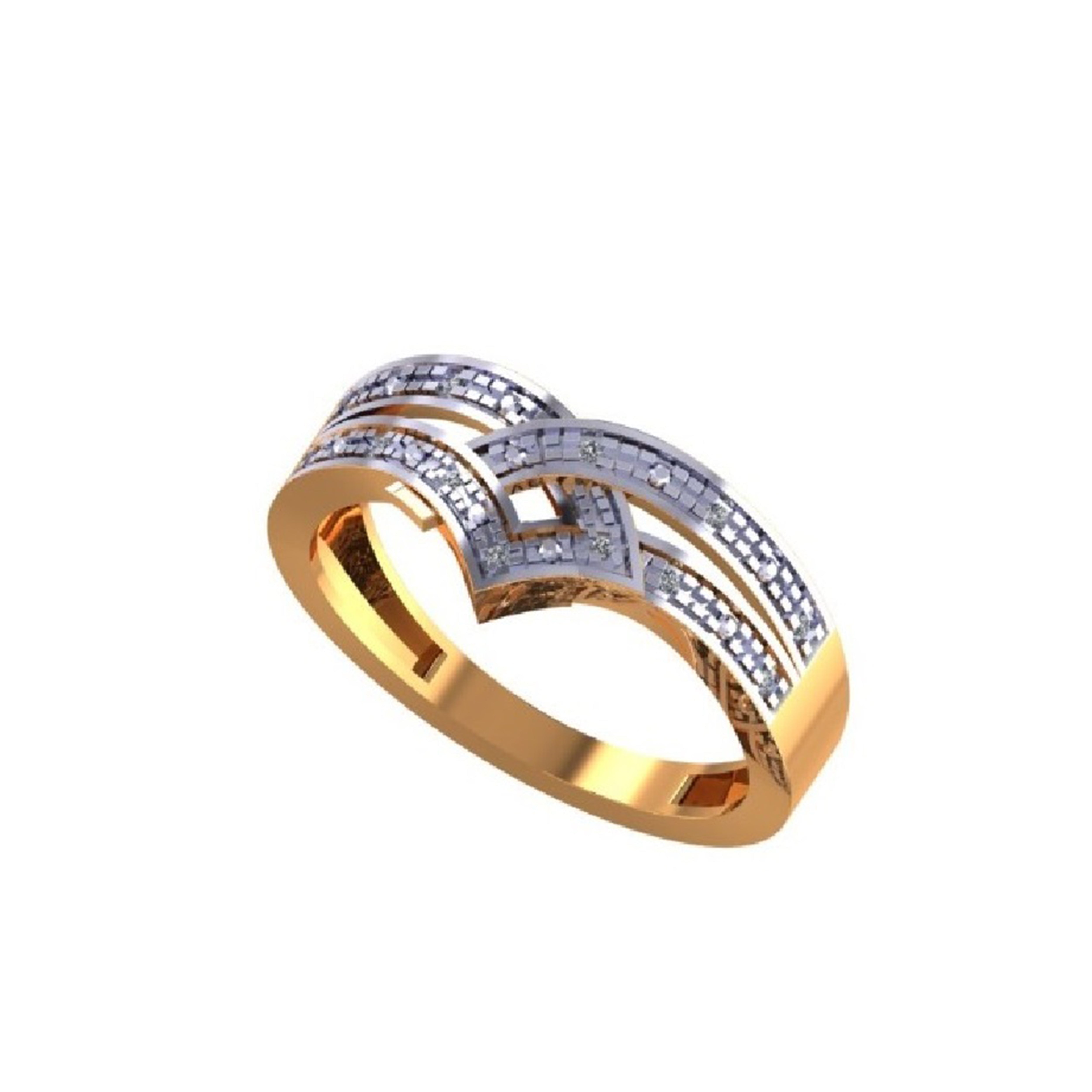 925 SS 0.05CT D-LADIES RING - DIAMOND FACTORY