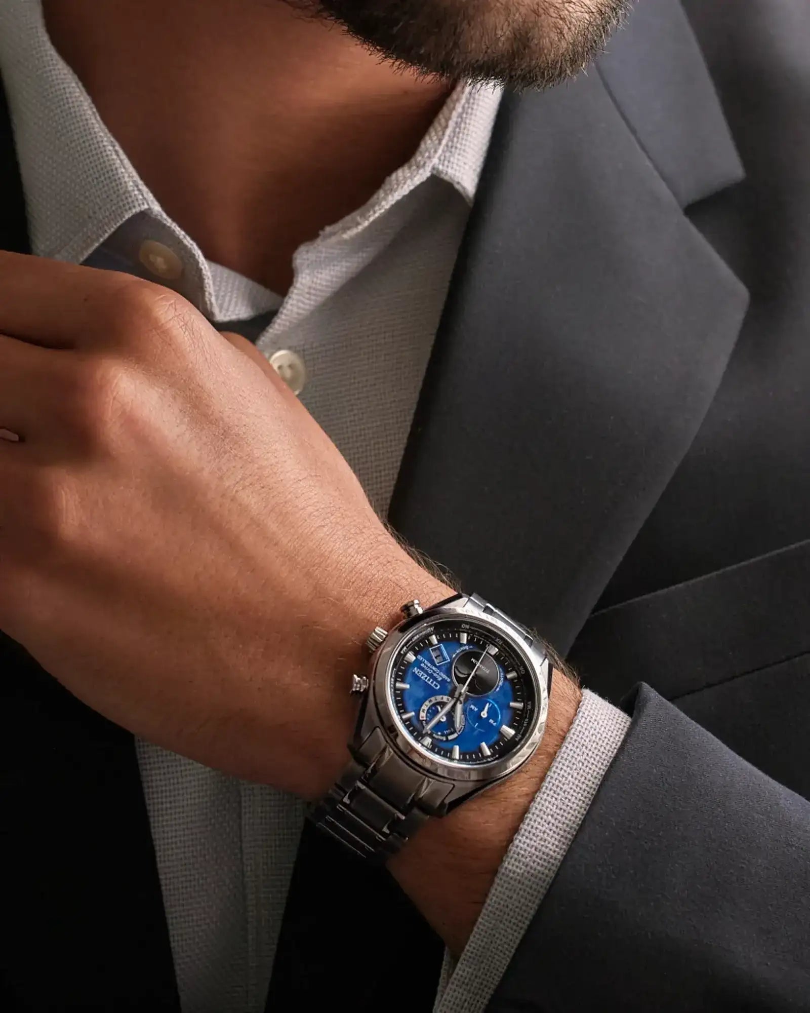 Tsuki-yomi A-T Atomic Timekeeping / Super Titanium™
