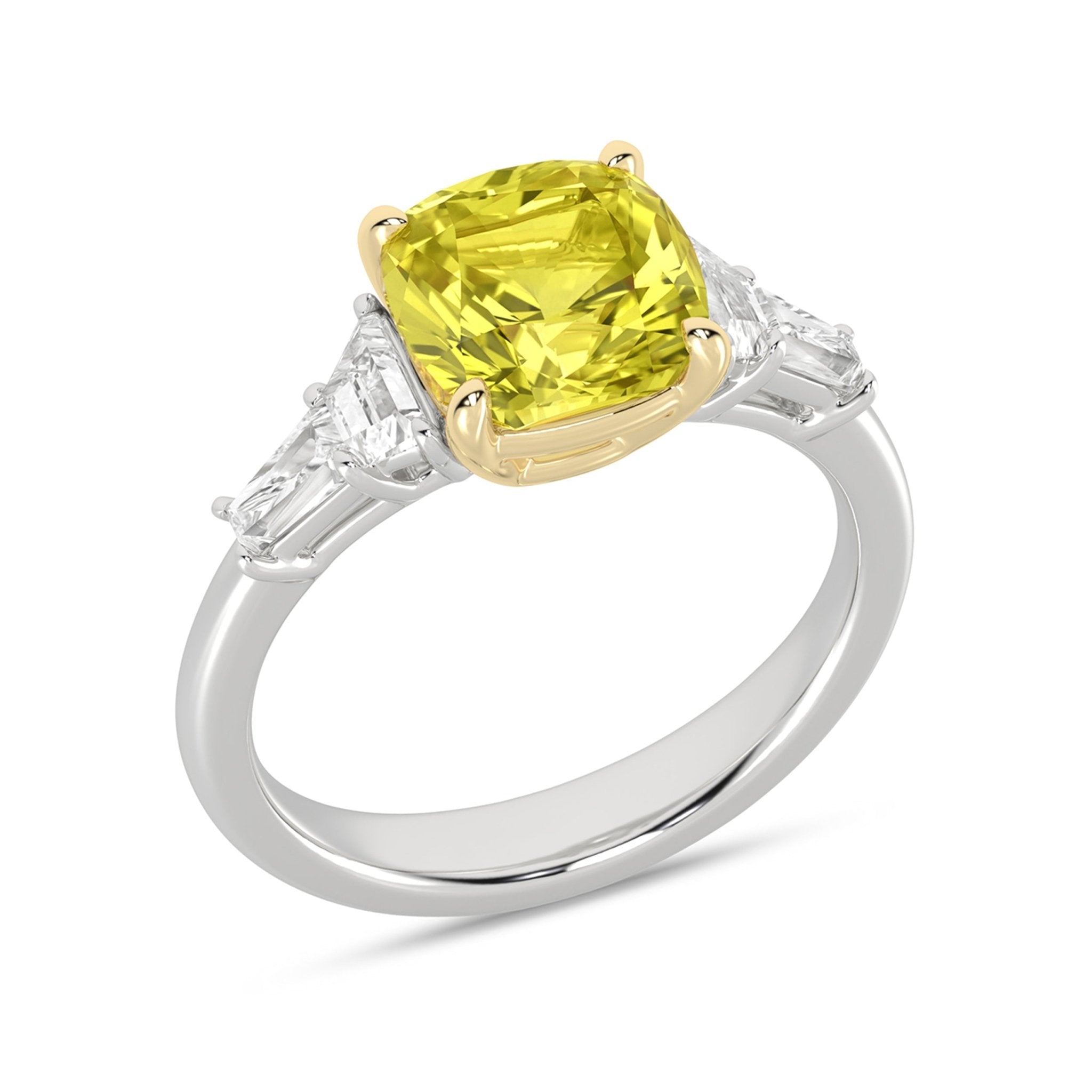 Certified Lab Grown 14K 4.00CT Diamond Engagement Ring - DIAMOND FACTORY