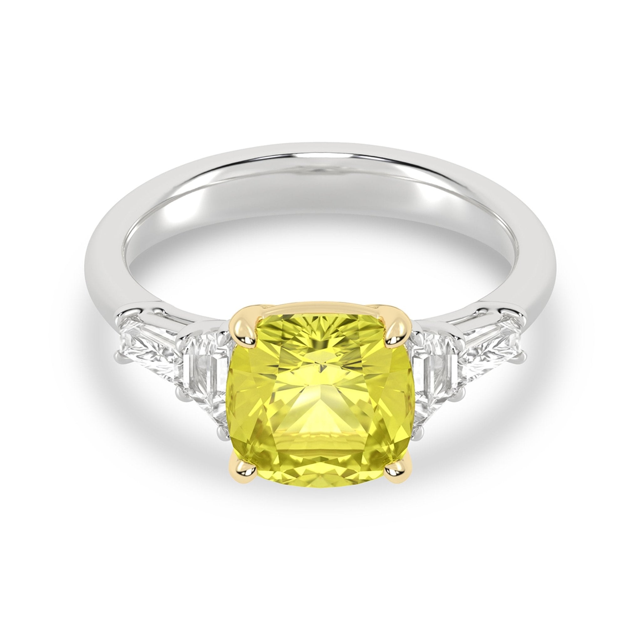 Certified Lab Grown 14K 4.00CT Diamond Engagement Ring - DIAMOND FACTORY