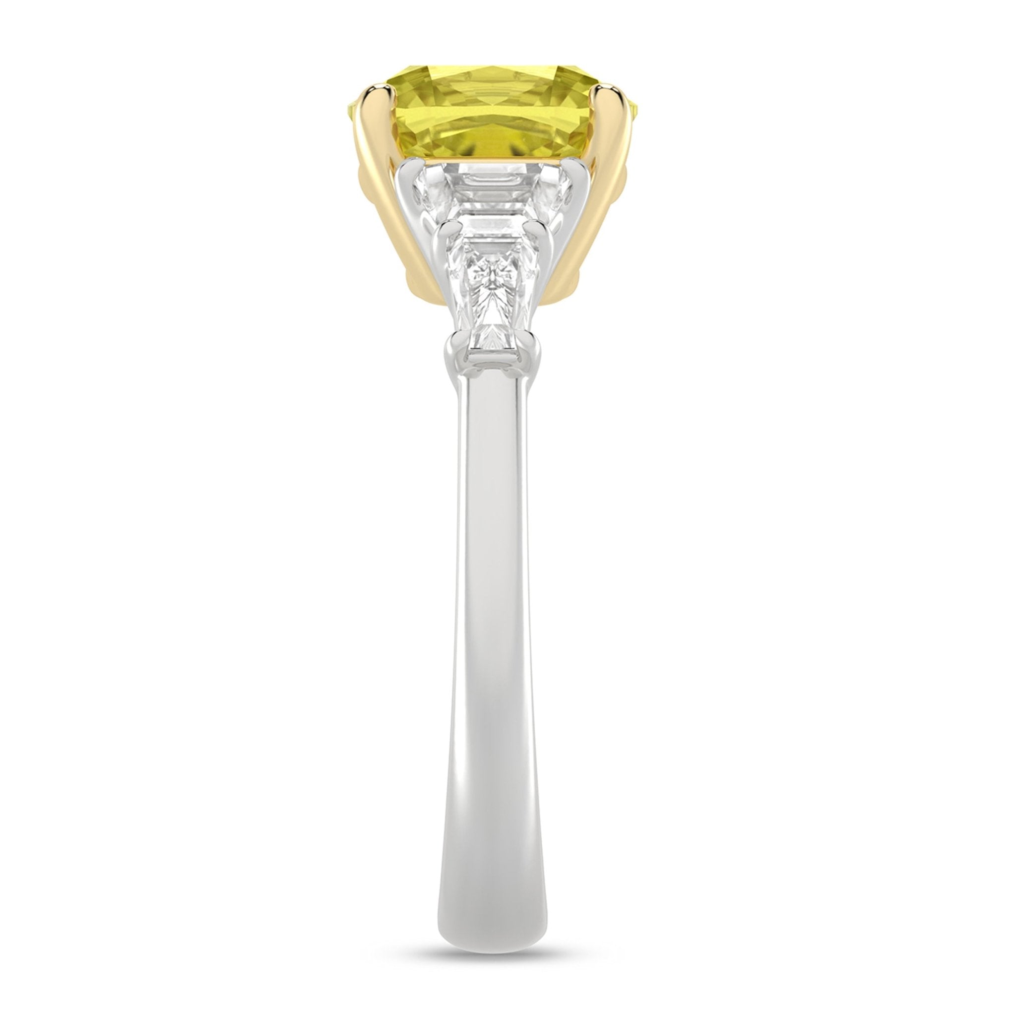 Certified Lab Grown 14K 4.00CT Diamond Engagement Ring - DIAMOND FACTORY