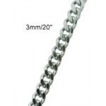 MEN`S STAINLESS STEEL CUBAN CHAIN