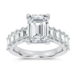 4.79CT Emerald Cut Diamond Ring (08005)